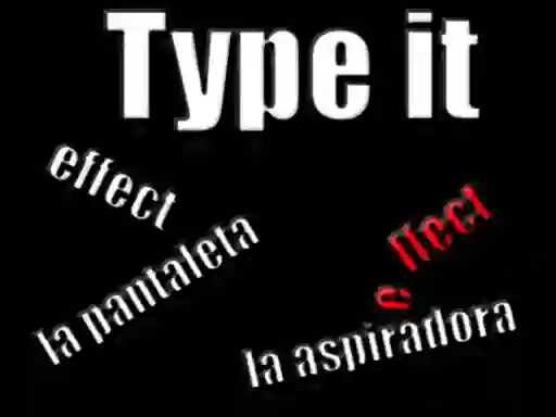 Jeu Type it en ligne