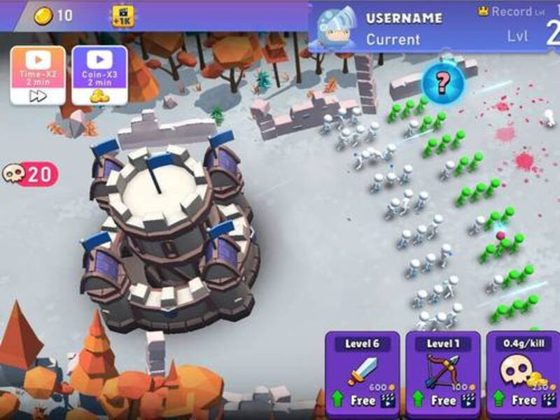 Jeu Défense des gars de Stickman en ligne