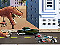 Jeu T Rex Rampage Pizza préhistorique  en ligne