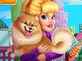 Jeu Audrey adopte un chiot  en ligne