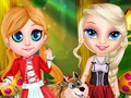 Jeu Little Elsa à Red Hood en ligne