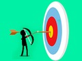 Jeu Pratique cible de tir à l'arc  en ligne