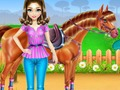 Jeu Soins des chevaux et équitation  en ligne