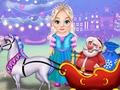Jeu Petit chariot de Noël Elsa Clean  en ligne