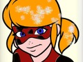 Jeu Livre à colorier fille pointillée  en ligne
