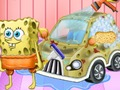 Jeu Nettoyage de voiture Spongebob  en ligne
