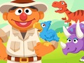 Jeu 123 Sesame Street: Garderie de dinosaures d'Ernie  en ligne
