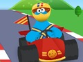 Jeu 123 rue Sesame: Cookie Kart Racing  en ligne