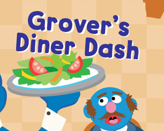 Jeu 123 Sesame Street: le Diner de Grover's Dash  en ligne