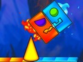 Jeu Dash de géométrie du feu et de l'eau  en ligne