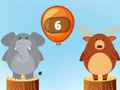 Jeu Soustraction de ballons dans la jungle  en ligne