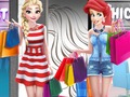 Jeu Princesses : faire du shopping au centre commercial  en ligne