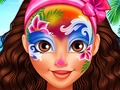 Jeu Océanie Princesse Moana Face Art  en ligne