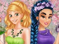 Jeu Couleurs des robes de princesse de printemps  en ligne