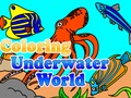 Jeu Coloriage Monde Sous-marin  en ligne