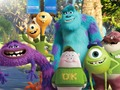 Jeu Monster University Tic-Tac-Throw  en ligne