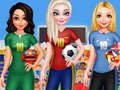 Jeu BFF Princesse Votez Pour Le Football 2018  en ligne