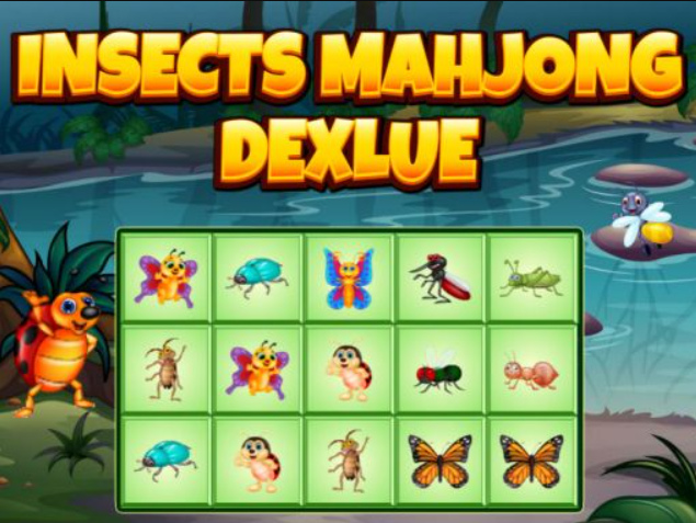 Jeu Insectes Mahjong Deluxe  en ligne