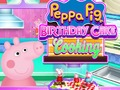 Jeu Gâteau d'anniversaire Peppa Pig  en ligne