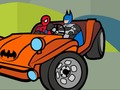 Jeu Livre de coloriage de voitures de super-héros  en ligne