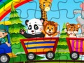 Jeu Train des animaux  en ligne