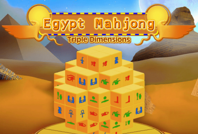 Jeu Mahjong Egypte Triple tailles  en ligne