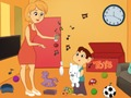 Jeu Salle de dessins animés pour enfants  en ligne