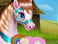Jeu Gâteau arc-en-ciel pour poney  en ligne