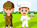 Jeu Enfants et métiers  en ligne