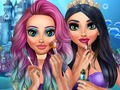 Jeu Salon de maquillage pour sirènes  en ligne