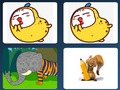 Jeu Animaux rigolos : Pour la mémoire  en ligne