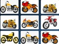 Jeu Motos de dessins animés : pour la mémoire  en ligne
