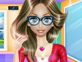 Jeu Nerd girl : cours de fitness  en ligne