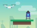 Jeu Le drone sert au chargement  en ligne