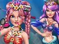 Jeu Salon de maquillage sous l'eau  en ligne