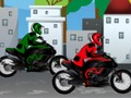 Jeu Course de moto mathématique : algèbre  en ligne