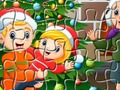 Jeu Puzzle de fête de Noël  en ligne