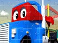 Jeu Puzzle de camions de ville de voiture  en ligne