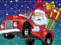 Jeu Puzzle de véhicules de Noël  en ligne