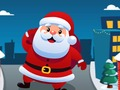 Jeu Course en ville du Père Noël  en ligne