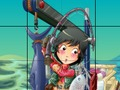 Jeu Puzzle coulissant pêcheur  en ligne