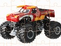 Jeu Défi de puzzle Monster Truck  en ligne