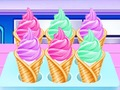 Jeu Cornet de crème glacée poney  en ligne