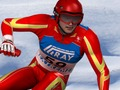 Jeu Slalom sur simulateur de ski  en ligne