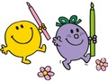 Jeu Livre de coloriage Monsieur les Hommes  en ligne