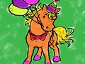 Jeu Livre de coloriage de chevaux  en ligne