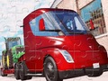 Jeu Puzzle camion Tesla  en ligne