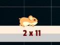 Jeu Multiplication de grille de hamster  en ligne