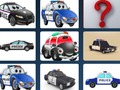 Jeu Mémoire de voitures de police  en ligne