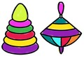 Jeu Livre de coloriage de jouets  en ligne